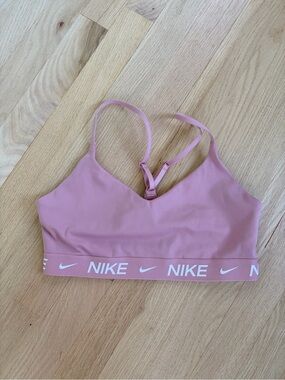 Nike Dri-FIT Indy Light Support Sports Bra Pink Size Small
